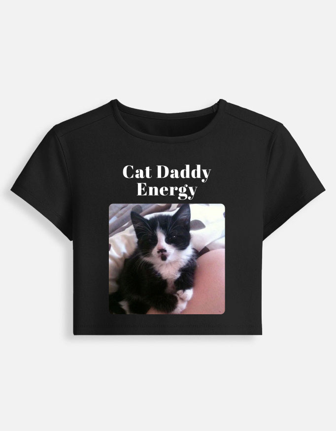 Cat Daddy Energy | Baby Tee | KittyKat