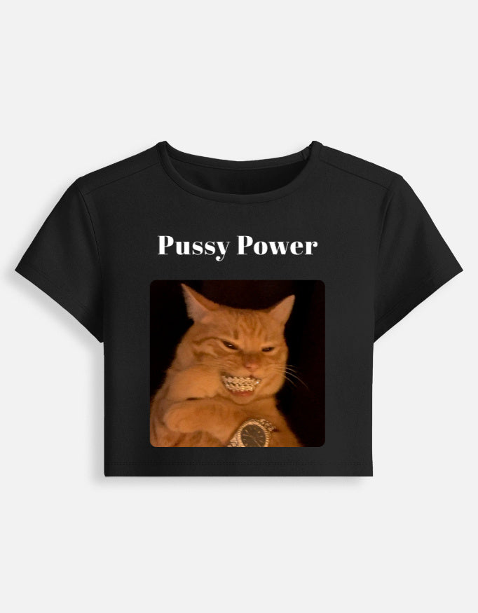 Pussy Power | Baby Tee | KittyKat