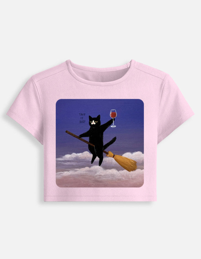 Just Chill | Baby Tee | KittyKat