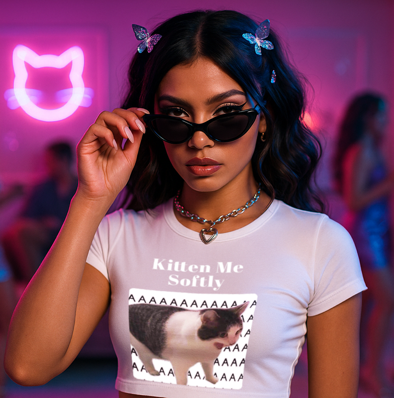 Kitten Me Softly | Baby Tee | KittyKat