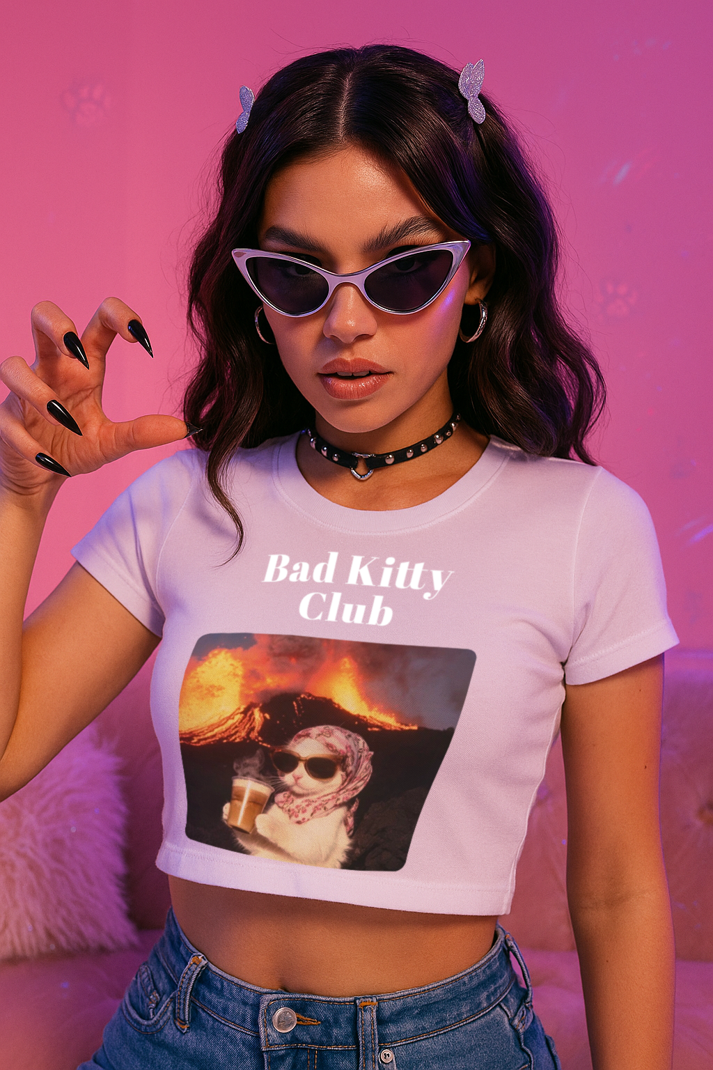 Bad Kitty Club | Baby Tee | KittyKat