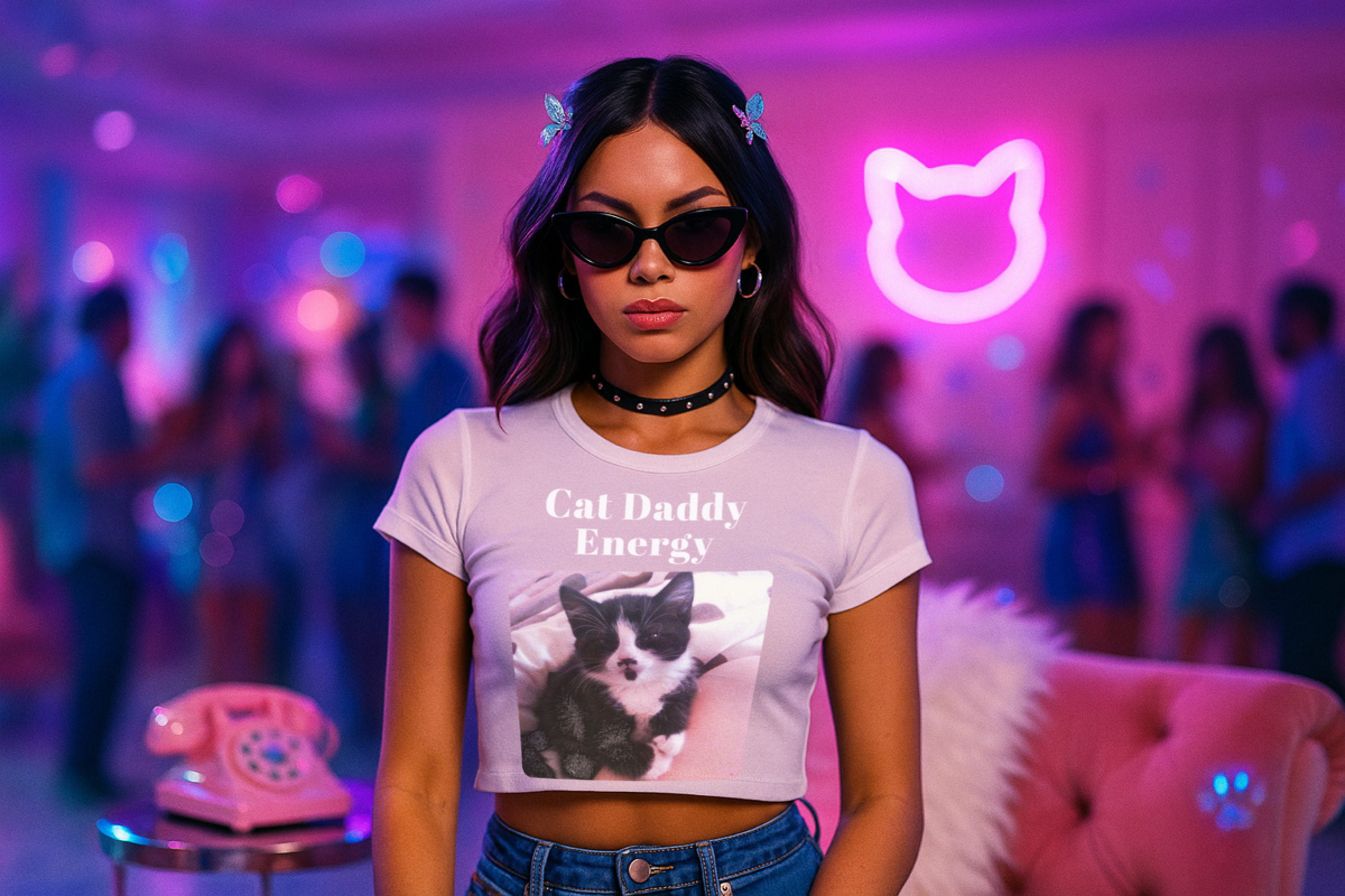 Cat Daddy Energy | Baby Tee | KittyKat